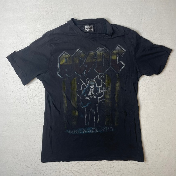 ADMIT ONE Other - ACDC Who‎ Made Who Band T Shirt Black Graphic Tee Adult Size